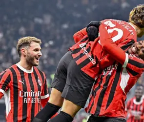 Santiago Giménez debuta en el Milán con asistencia a Joao Félix (VIDEO)