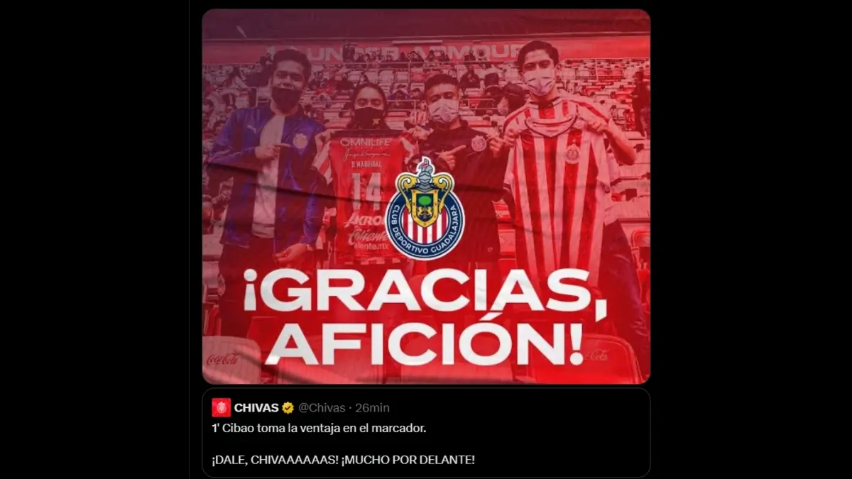 El equipo dominicano abrió el marcador vs Chivas ante todo pronóstico.