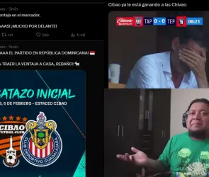 Chivas es víctima de memes tras recibir gol del Cibao a los 51 segundos