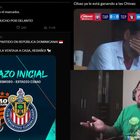 Chivas es víctima de memes tras recibir gol del Cibao a los 51 segundos