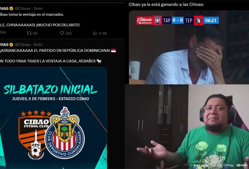 Chivas se convirti&oacute; en v&iacute;ctima de los memes tras gol del Cibao