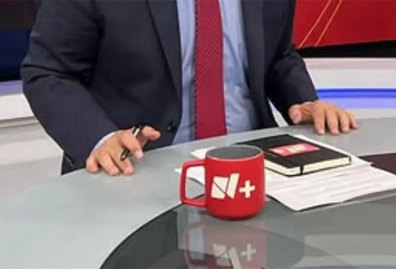 El aspecto del periodista caus&oacute; una gran sorpresa para los televidentes
