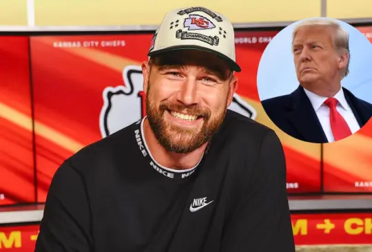 Travis Kelce muestra su entusiasmo por la presencia de Donald Trump en el Super Bowl