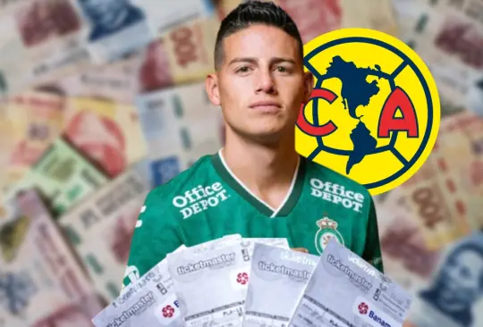 James Rodríguez provocó un aumento de precio en los boletos para el América vs León