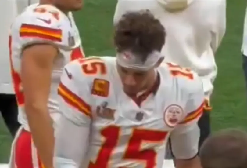 Patrick Mahomes habr&iacute;a sido v&iacute;ctima de brujer&iacute;a en pleno Super Bowl