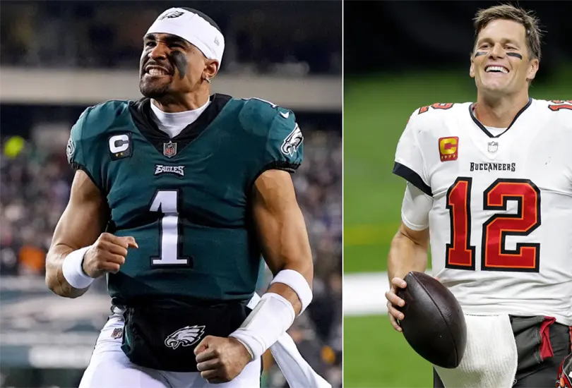 Jalen Hurts y Tom Brady son los dos QB que han derrotado a Pat Mahomes en Super Bowl