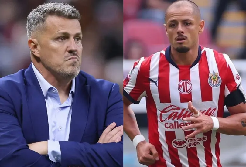 &Oacute;scar Garc&iacute;a llen&oacute; de elogios a Chicharito Hern&aacute;ndez justo cuando los rumores de su salida aparecen