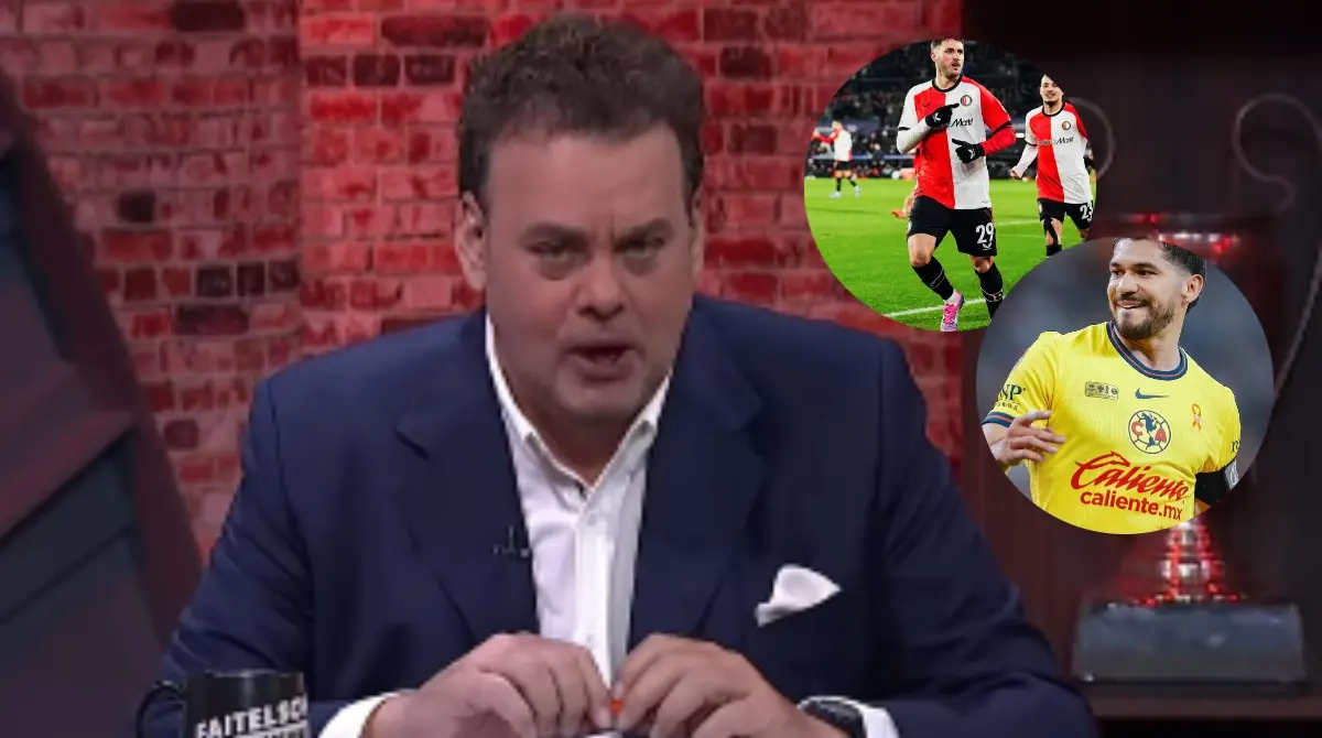  David Faitelson considera que Henry Martín sería mejor que Santiago Giménez en el Feyenoord 