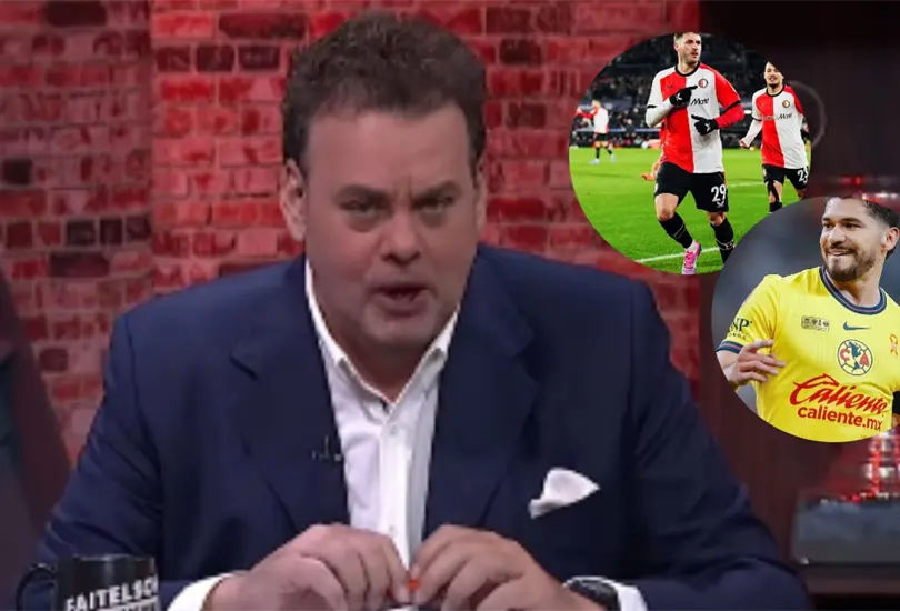 David Faitelson considera que Henry Mart&iacute;n ser&iacute;a mejor que Santiago Gim&eacute;nez en el Feyenoord