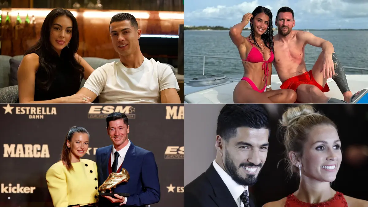  Estas son solo algunas de las parejas más enamoradas del mundo del fútbol 