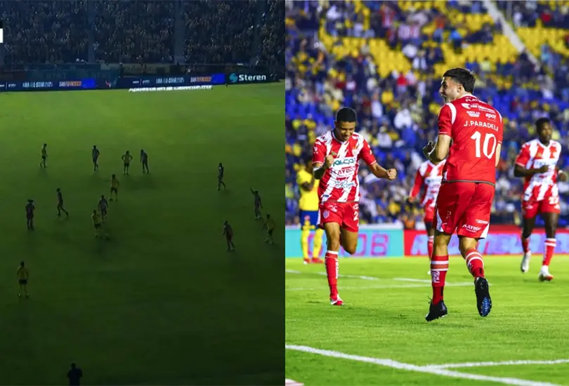 Necaxa estaba gan&aacute;ndole al Am&eacute;rica y se fue la luz