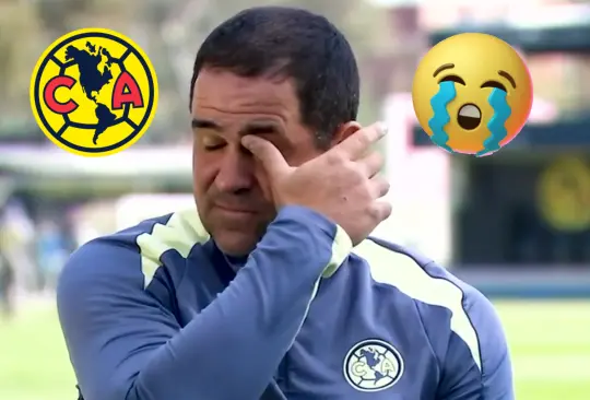 El entrenador de las Águilas se la pasó llorando por las decisiones del árbitro Oscar Mejía.