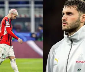 Santi Giménez le responde a Theo Hernández tras eliminación del Milán