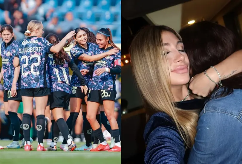 Carolina Elizabeth comparte tiempo con futbolista del Am&eacute;rica Femenil