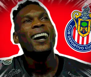 Cambindo tiene el mismo número de goles que todo Chivas