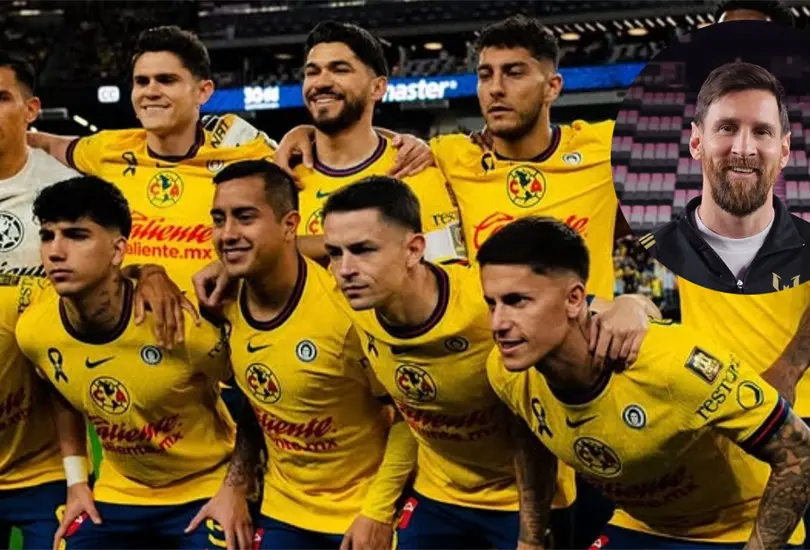 Lionel Messi pidi&oacute; la playera de un futbolista del Am&eacute;rica