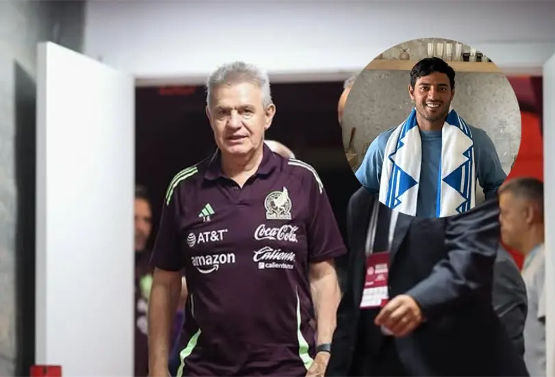 Javier Aguirre se tom&oacute; un momento para mandar un mensaje a Carlos Vela