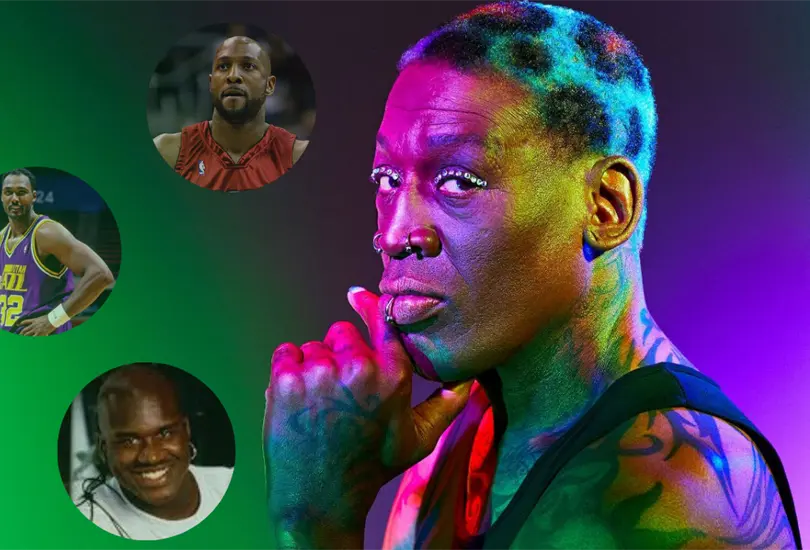 Rodman inició su carrera en la NBA con los Pistons y fue pieza fundamental en la obtención de 2 campeonatos consecutivos Rodman inició su carrera en la NBA con los Pistons y fue pieza fundamental en la obtención de 2 campeonatos consecutivos