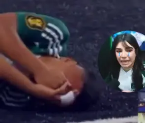 Alana llora tras brutal agresión a futbolista en la Kings League (VIDEO)