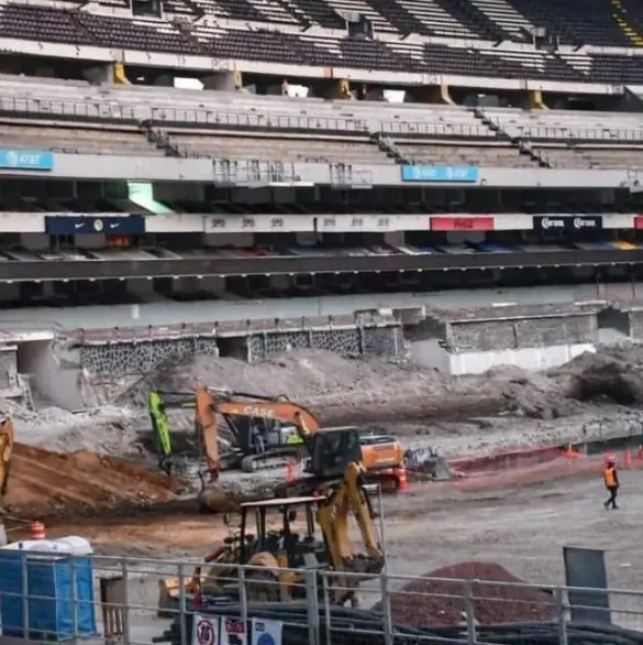 Las nuevas fotografías del Estadio Azteca que preocupan a la afición