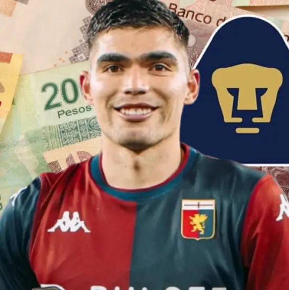 Los millones que espera Pumas gracias a Johan Vásquez y el Genoa