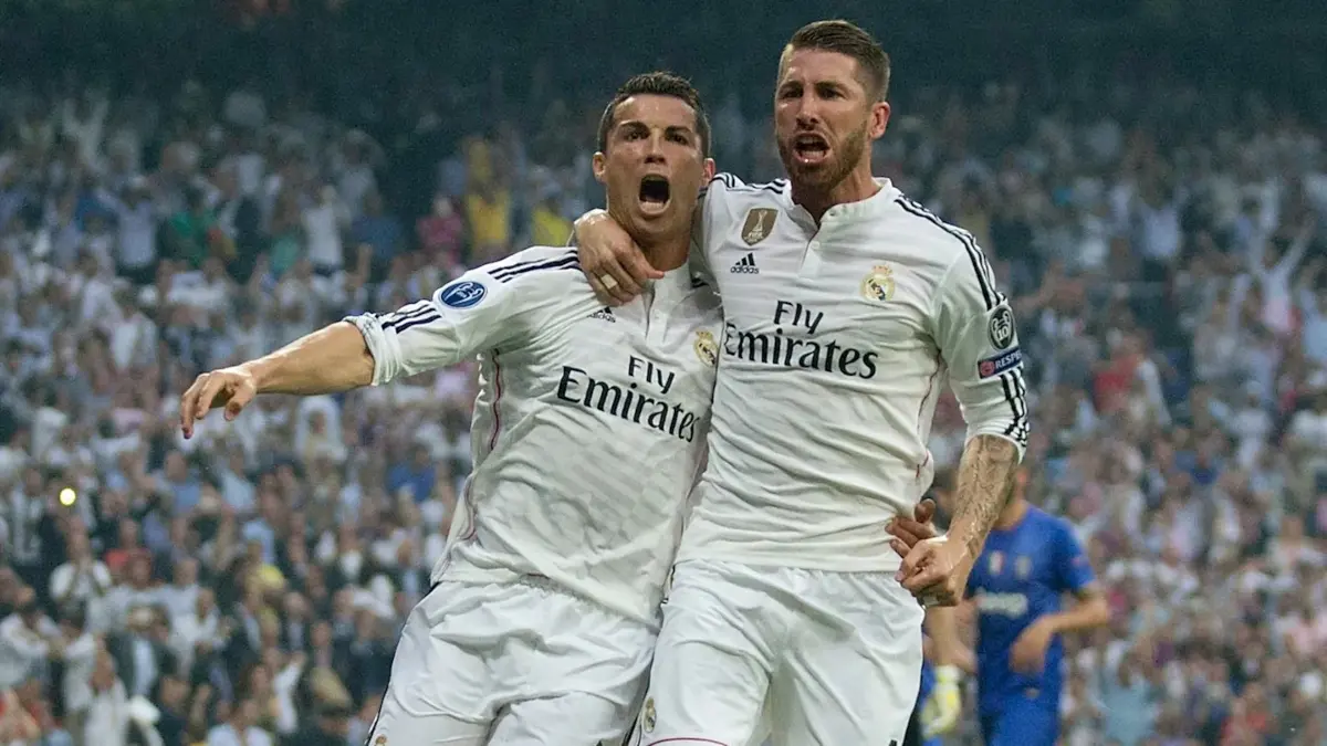  Cristiano Ronaldo reaccionó al gol de Sergio Ramos ante Cruz Azul 