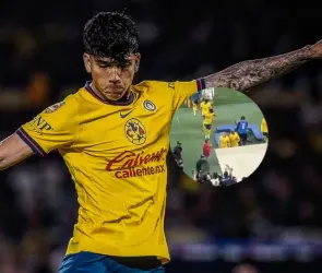 Captan momento exacto de la agresión a Kevin Álvarez en el Akron