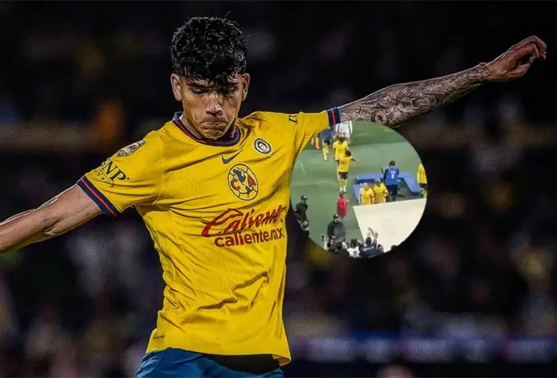 El jugador tuvo que ser atendido en el vestidor por el impacto. El jugador tuvo que ser atendido en el vestidor por el impacto.