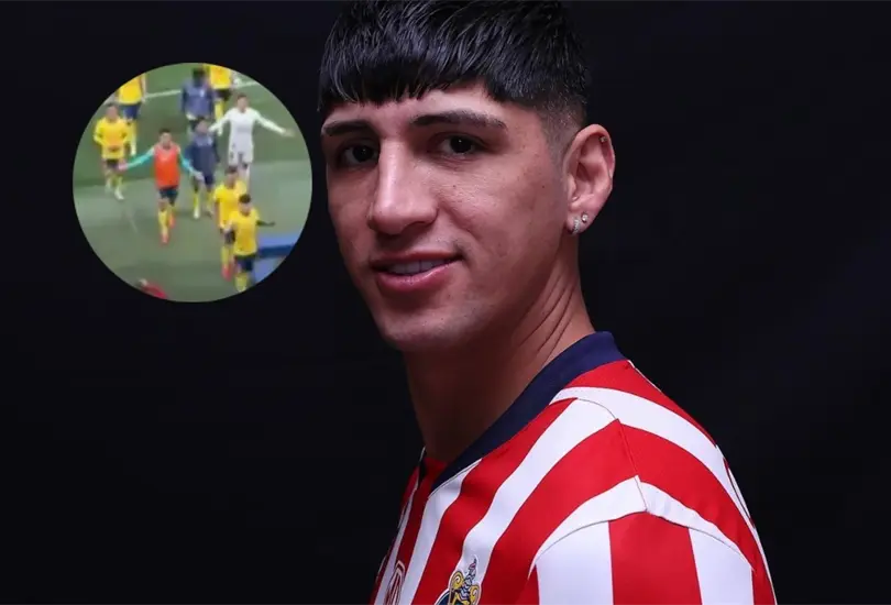 Alan Pulido se&ntilde;al&oacute; responsables tras el botellazo a Kevin &Aacute;lvarez