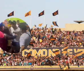 Porra de Pumas es exhibida por golpear a mujeres y niños (VIDEO)