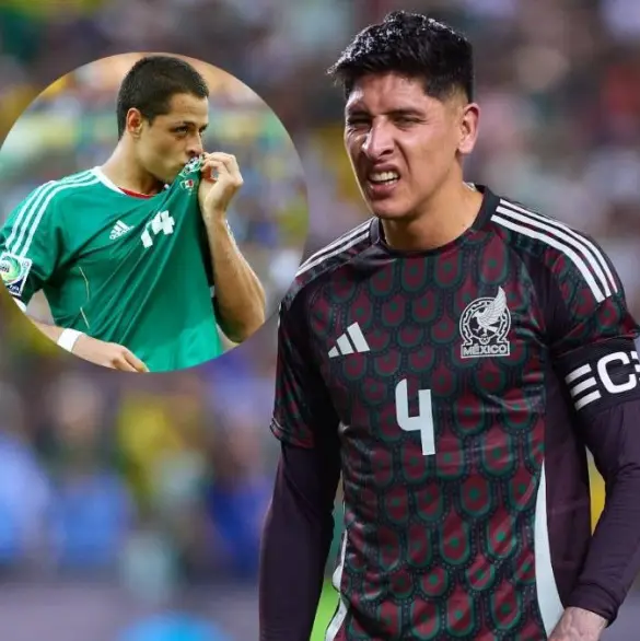 El gesto de desprecio de Edson Álvarez hacia Chicharito