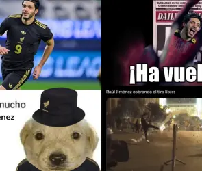 Raúl Jiménez regresa a su prime y es víctima de los memes
