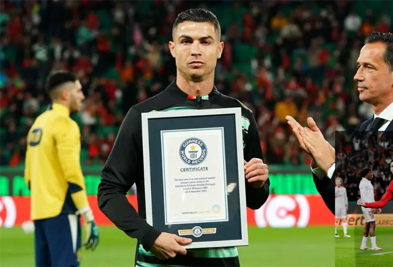 El reconocimiento oficial por parte de los r&eacute;cords Guinness, certifica el logro obtenido por el astro portugu&eacute;s