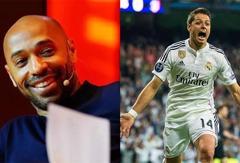 Thierry Henry tambi&eacute;n se ha lanzado vs Chicharito