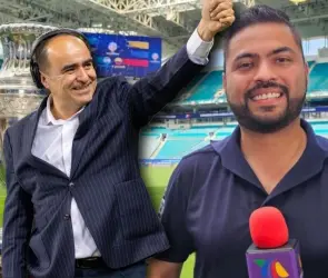 TV Azteca: David Medrano alburea a Omar Villalbazo en vivo