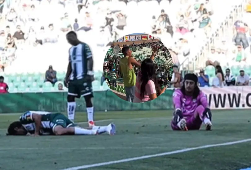 Unos novios no soportaron la derrota de su club
