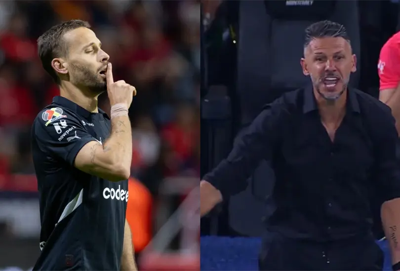 Sergio Canales y Mart&iacute;n Demichelis protagonizaron una pelea en Rayados