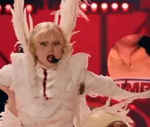 Aficionada del América se hace viral en concierto de Lady Gaga (VIDEO)