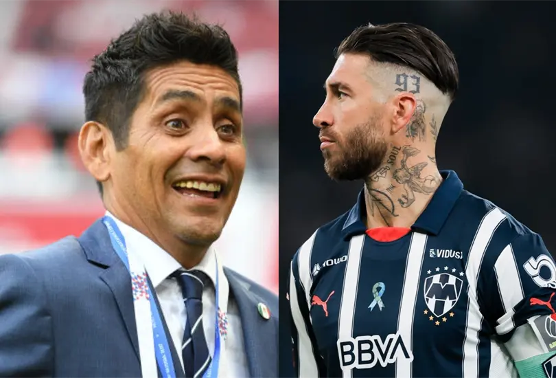 Jorge Campos y Sergio Ramos se encontraron en el Volcán Jorge Campos y Sergio Ramos se encontraron en el Volcán