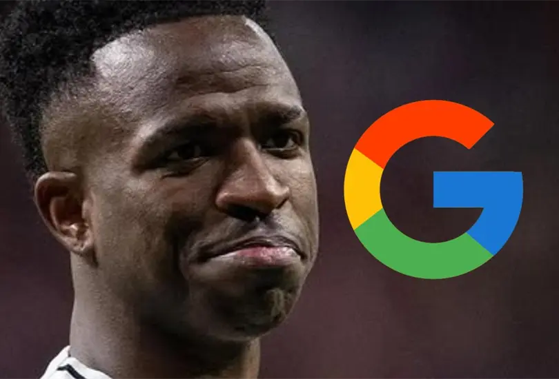 Vinicius fue v&iacute;ctima de Google