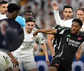 Famoso político mexicano es captado en el Real Madrid vs Arsenal