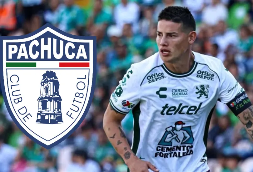 James Rodríguez podría llegar al Pachuca James Rodríguez podría llegar al Pachuca