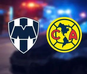El accidente fuera del estadio BBVA tras el Rayados vs América