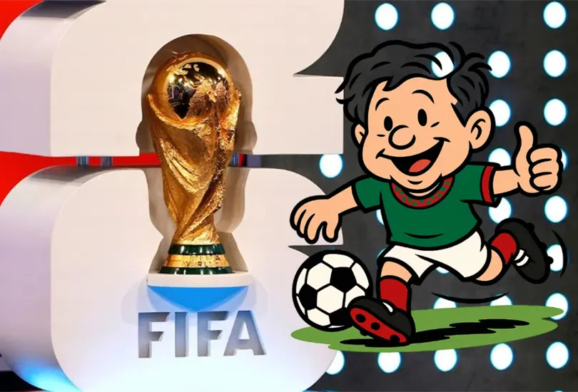 Obragol fue puesto como mascota de M&eacute;xico para el Mundial 2026