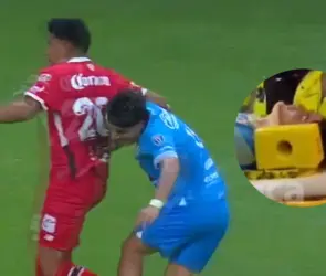 El momento de la conmoción cerebral de Luka Romero (VIDEO)