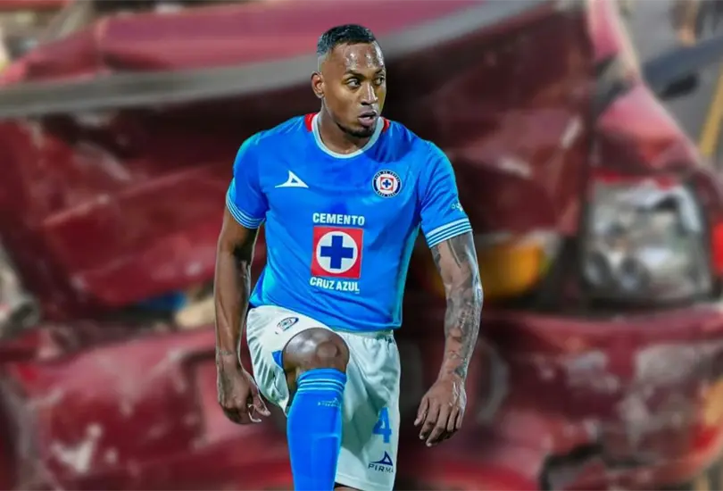 El jugador pas&oacute; por una desafortunada situaci&oacute;n luego de chocar con su camioneta.