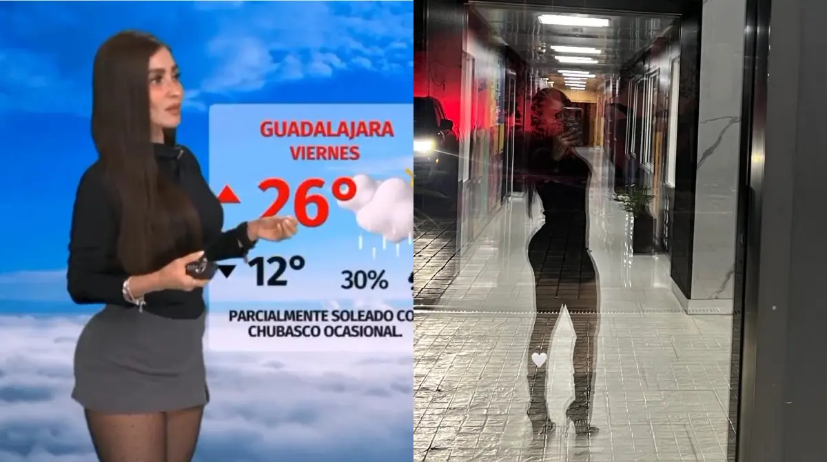 Es en X donde convive con gran parte de sus seguidores, quienes la captan dando el clima