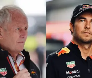 Helmut Marko se burla de Checo Pérez y su nivel en la F1