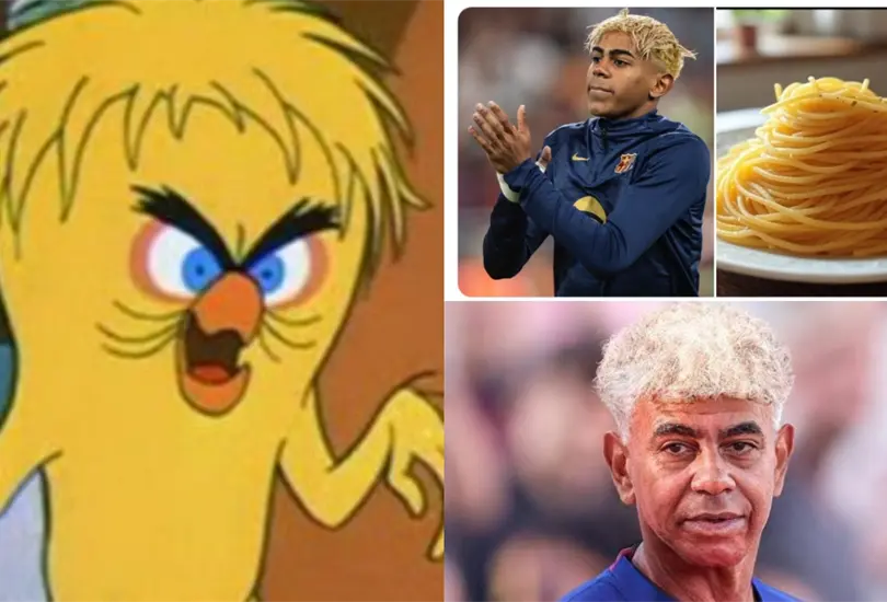 El look de Lamine Yamal provoc&oacute; todo tipo de burlas