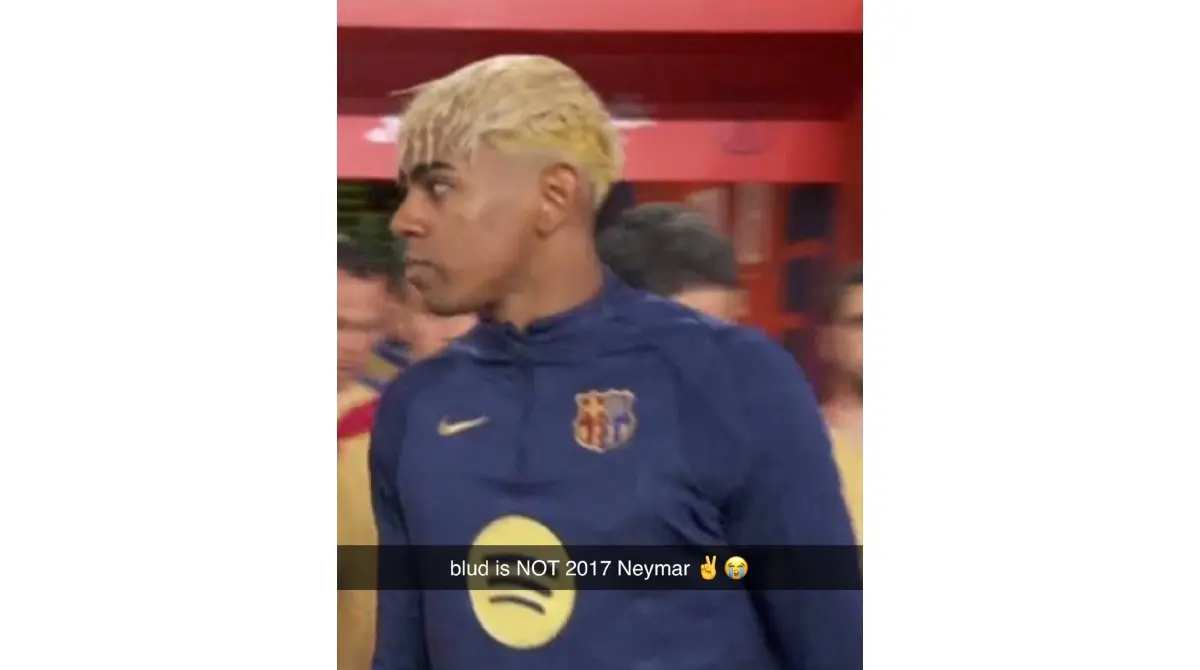 El nuevo estilo del futbolista del Barcelona está inspirado en su ídolo, Neymar